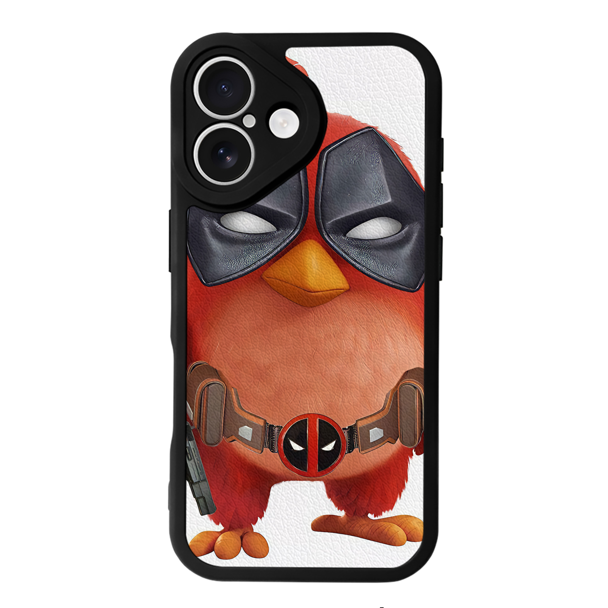 （画像用） Angry Birds アングリーバード 【iPhone 16シリーズ対応】シリコンスマホケース（レザー調） 材質：シリコン